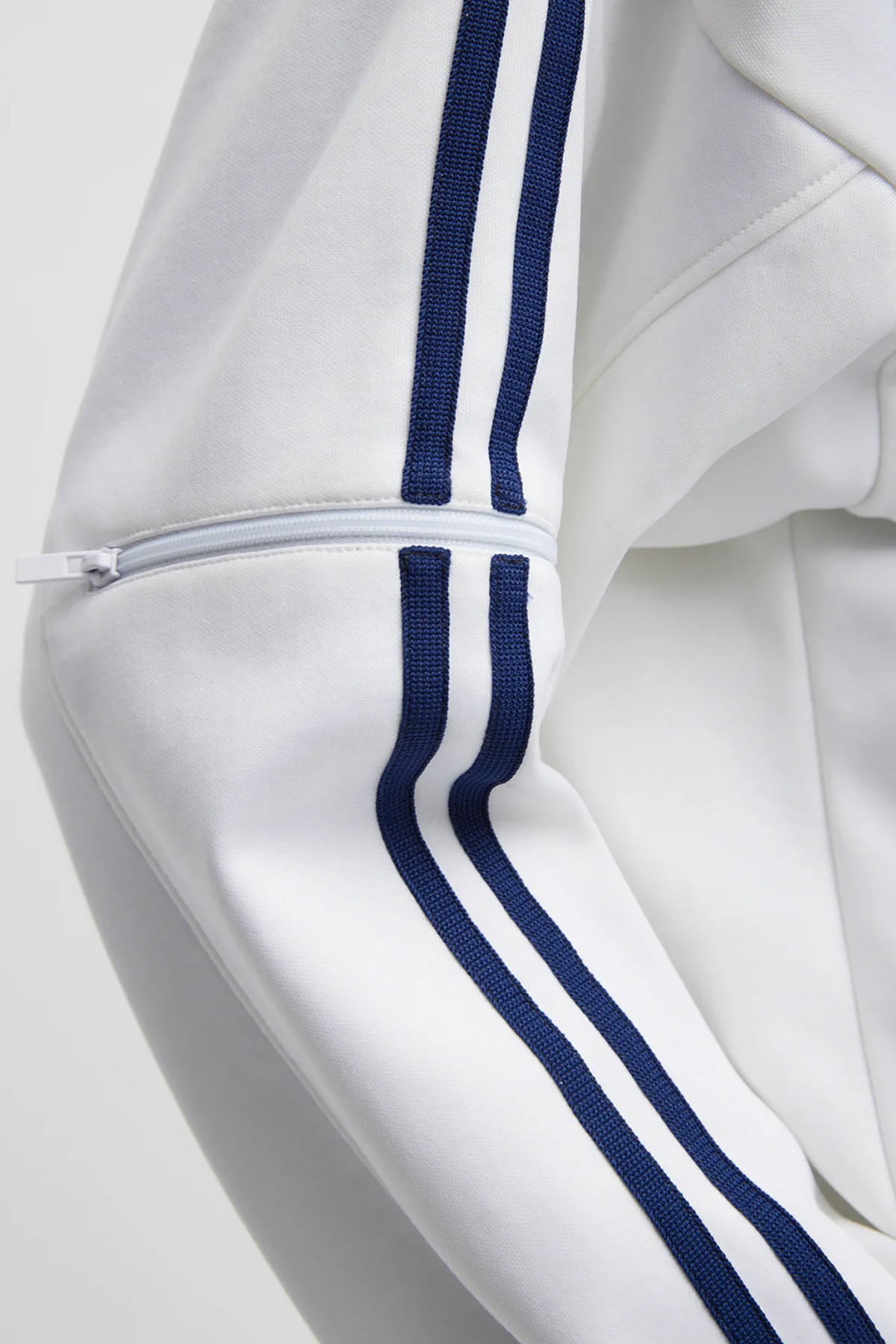 Tibi Active Knit Zipper Detailed Track Jacket