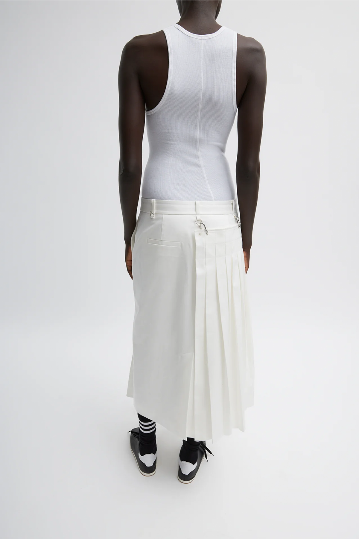 Tibi Circular Fine Rib T Tank