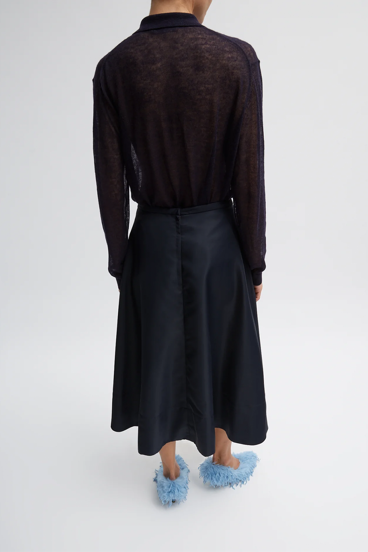 Tibi Eco Nylon Circle Skirt