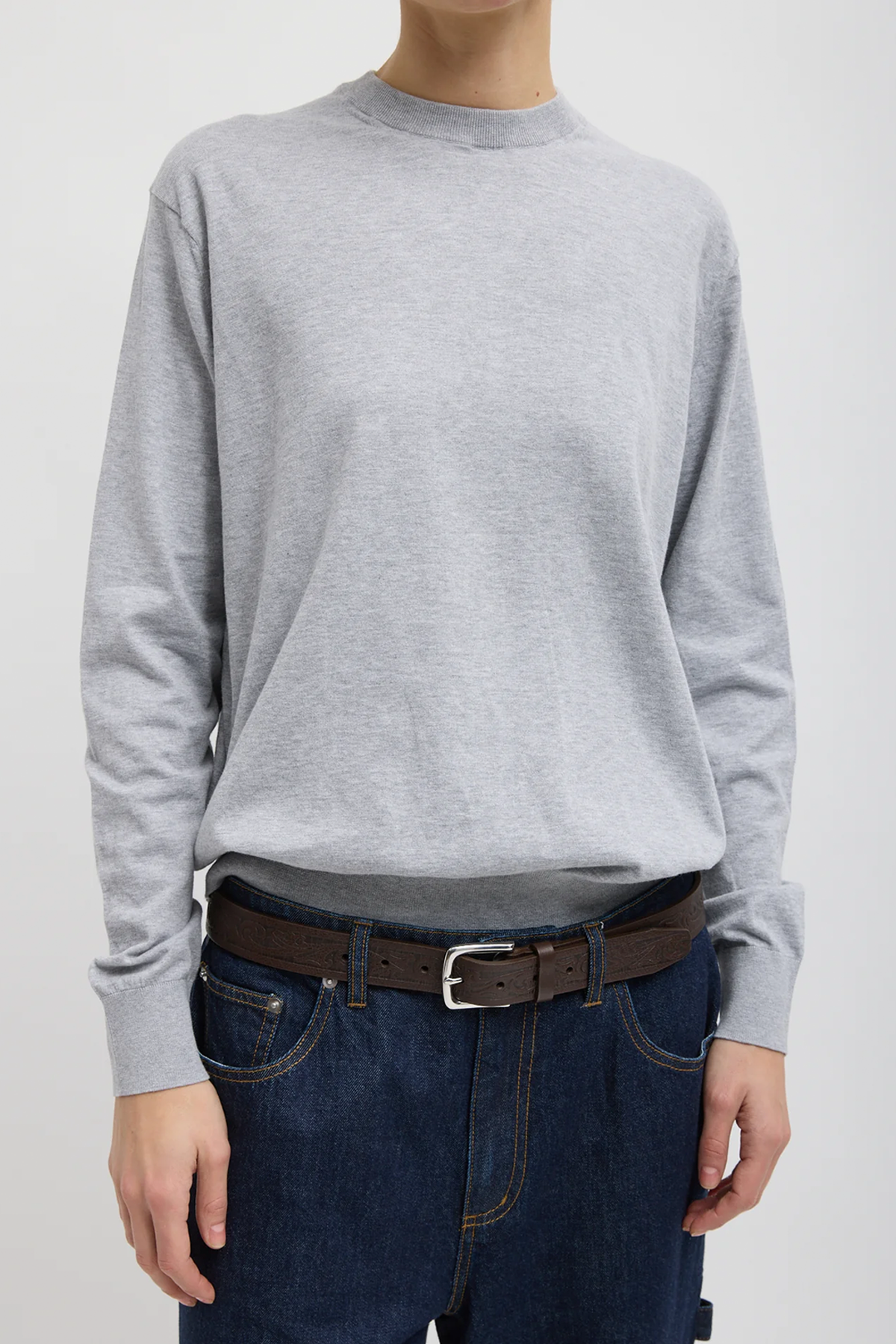 Tibi Super Fine Gauge Perfect Men's Pullover