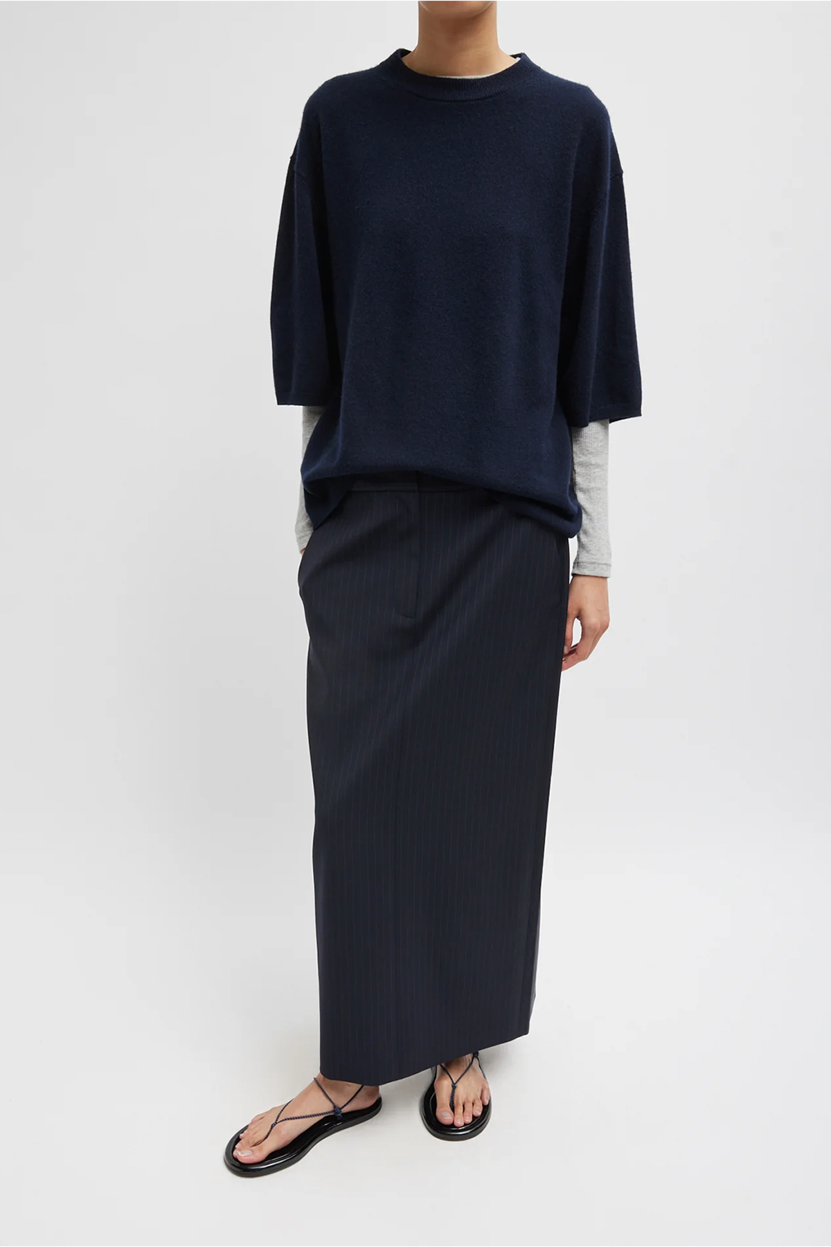 Tibi Washable Cashmere Oversized Easy T