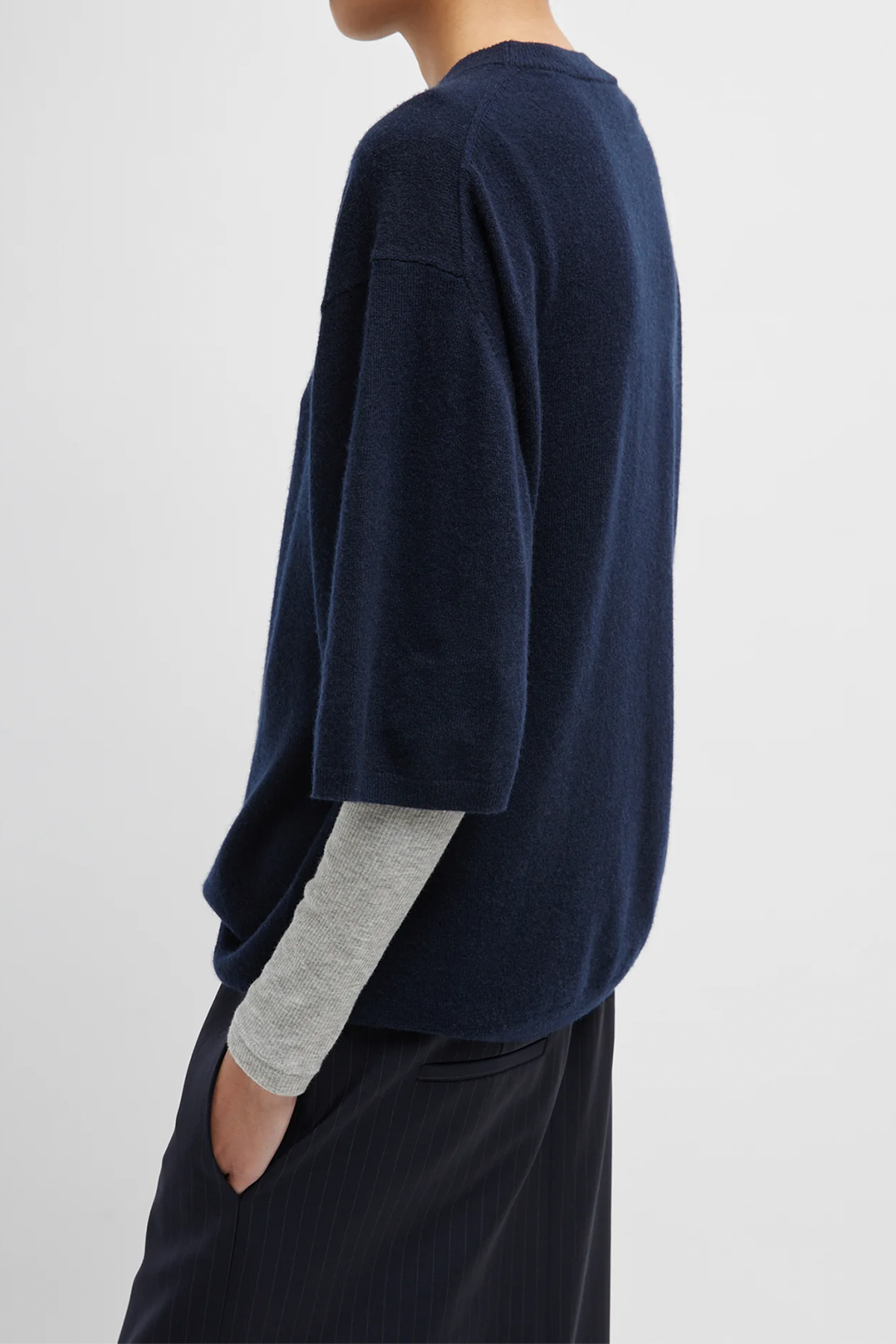 Tibi Washable Cashmere Oversized Easy T