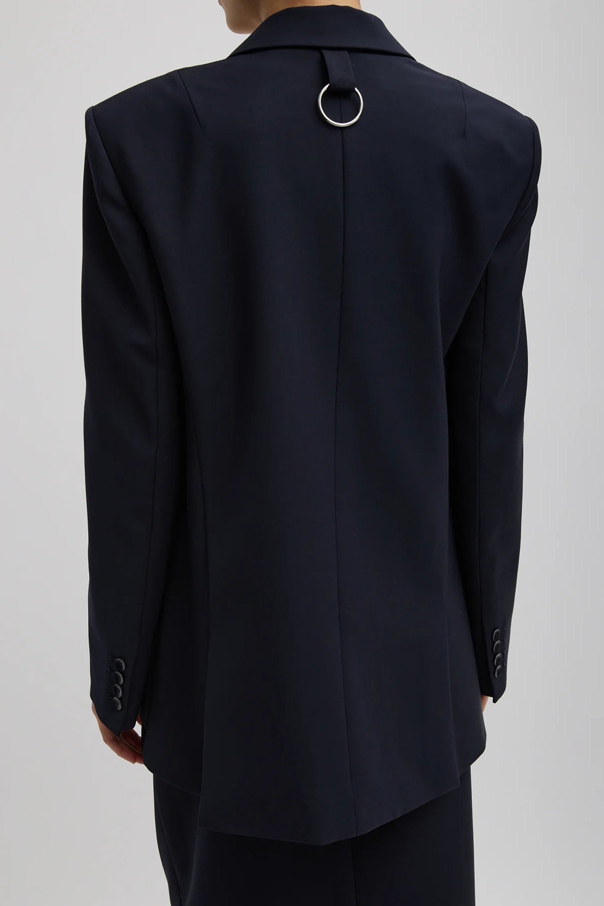 Tibi Tropical Wool Max Blazer