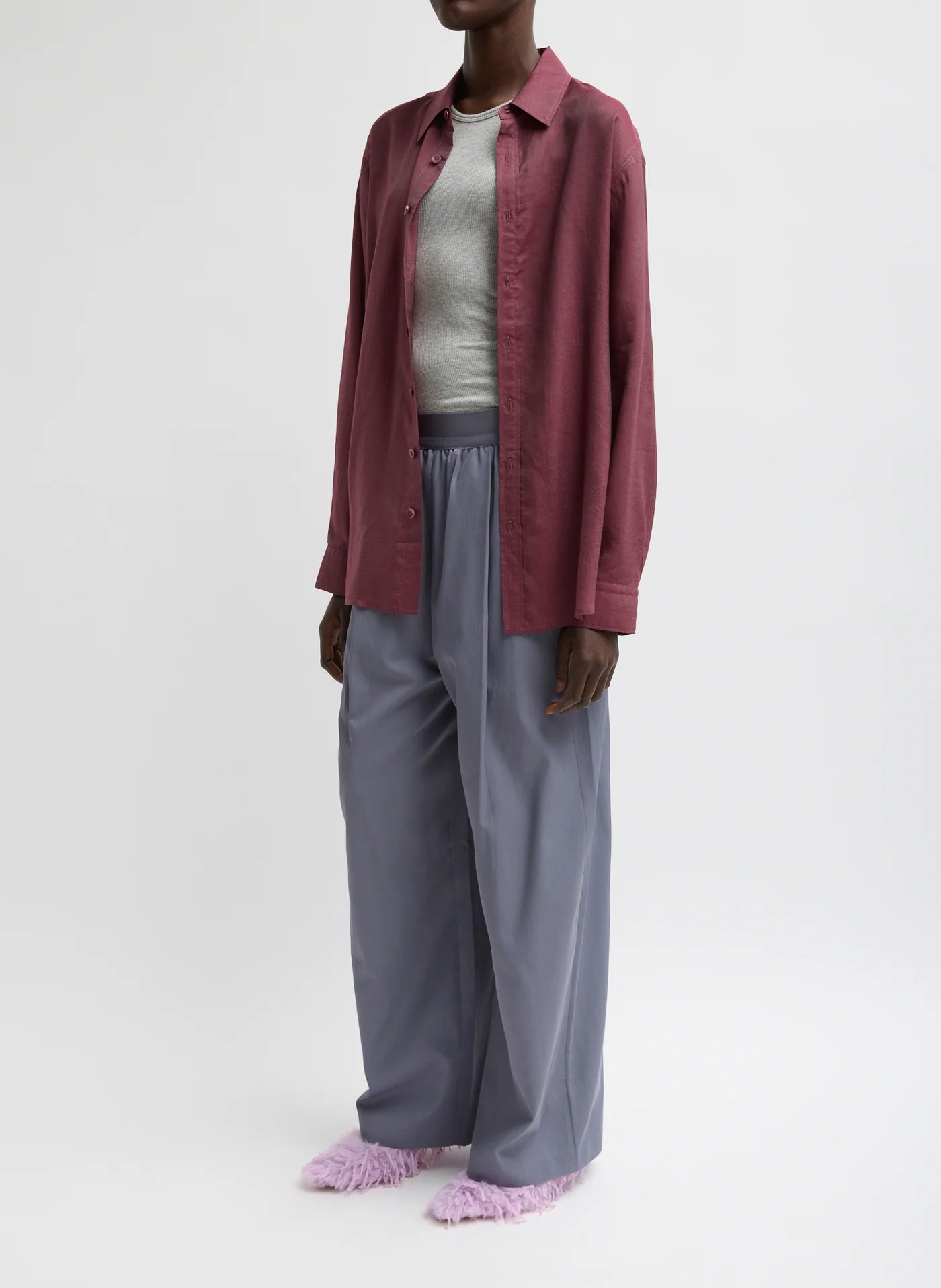 Chemise slim homme Tibi Silk Voile Charlie