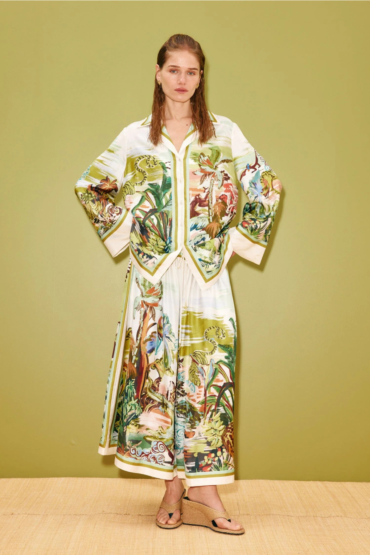 Alémais Jungle Boogie Silk Culotte