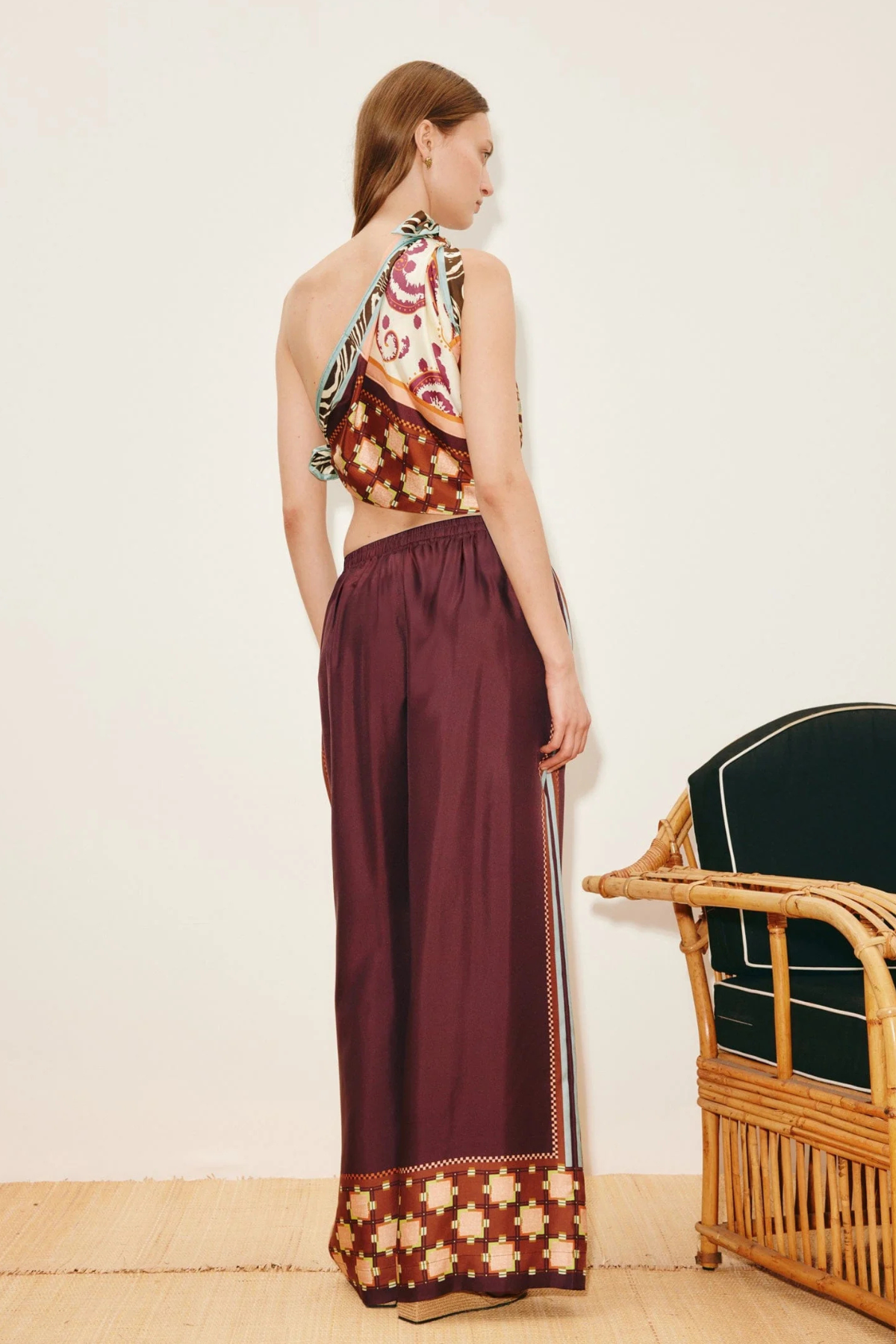 Pantalon en soie ALEMAIS Wilson