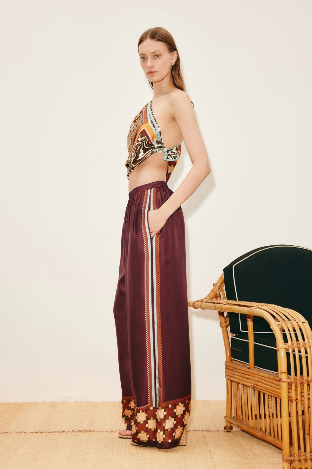 Alémais Wilson Silk Pant