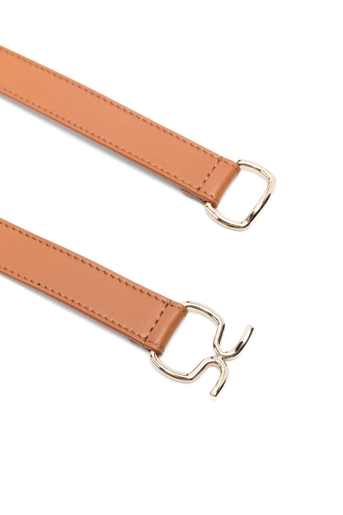 Fabiana Filippi Leather Belt With Metal Closure