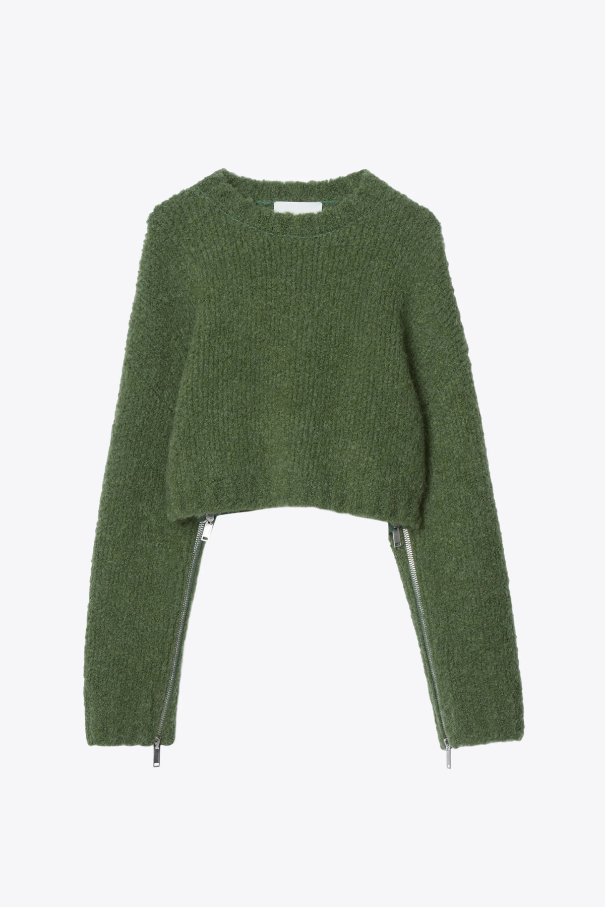 3.1 Phillip Lim Boucle Zipper Crewneck