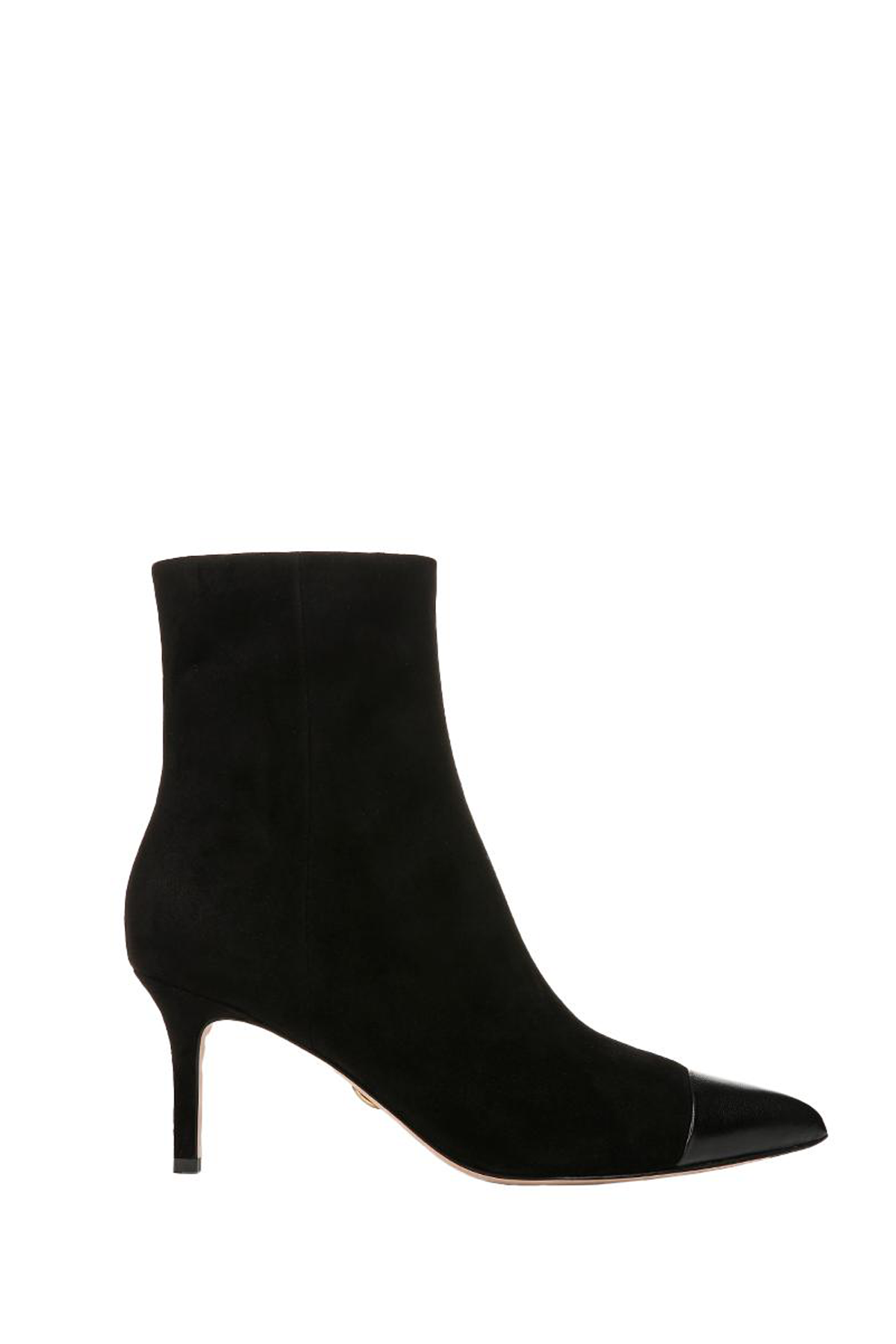 Veronica Beard Lisa Cap-Toe Mid-Heel Bootie