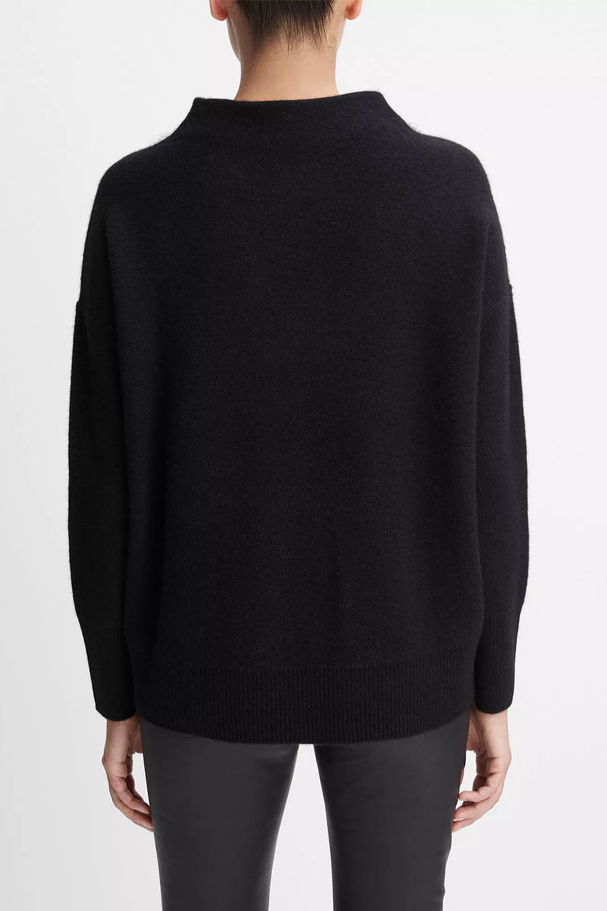 Vince Boiled Funnel Neck Pullover