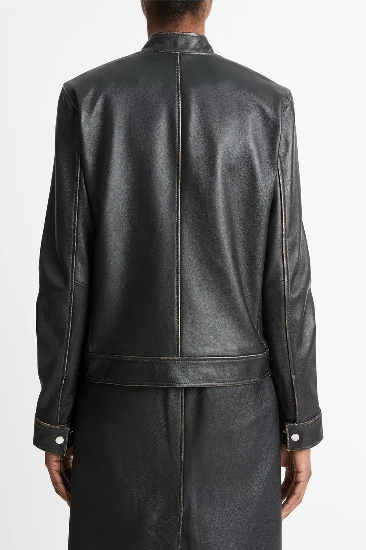 Vince Leather Moto Jacket