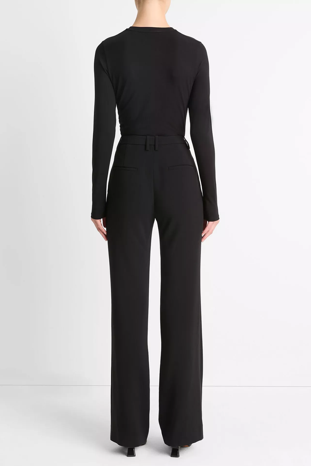 Vince Mid Rise Tailored Flare Pant