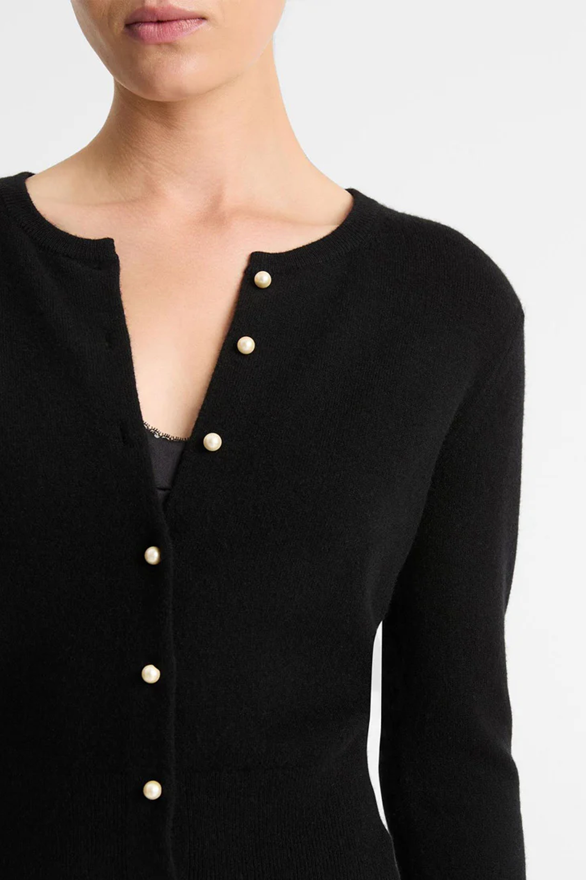 Vince Pearl Button Cardigan