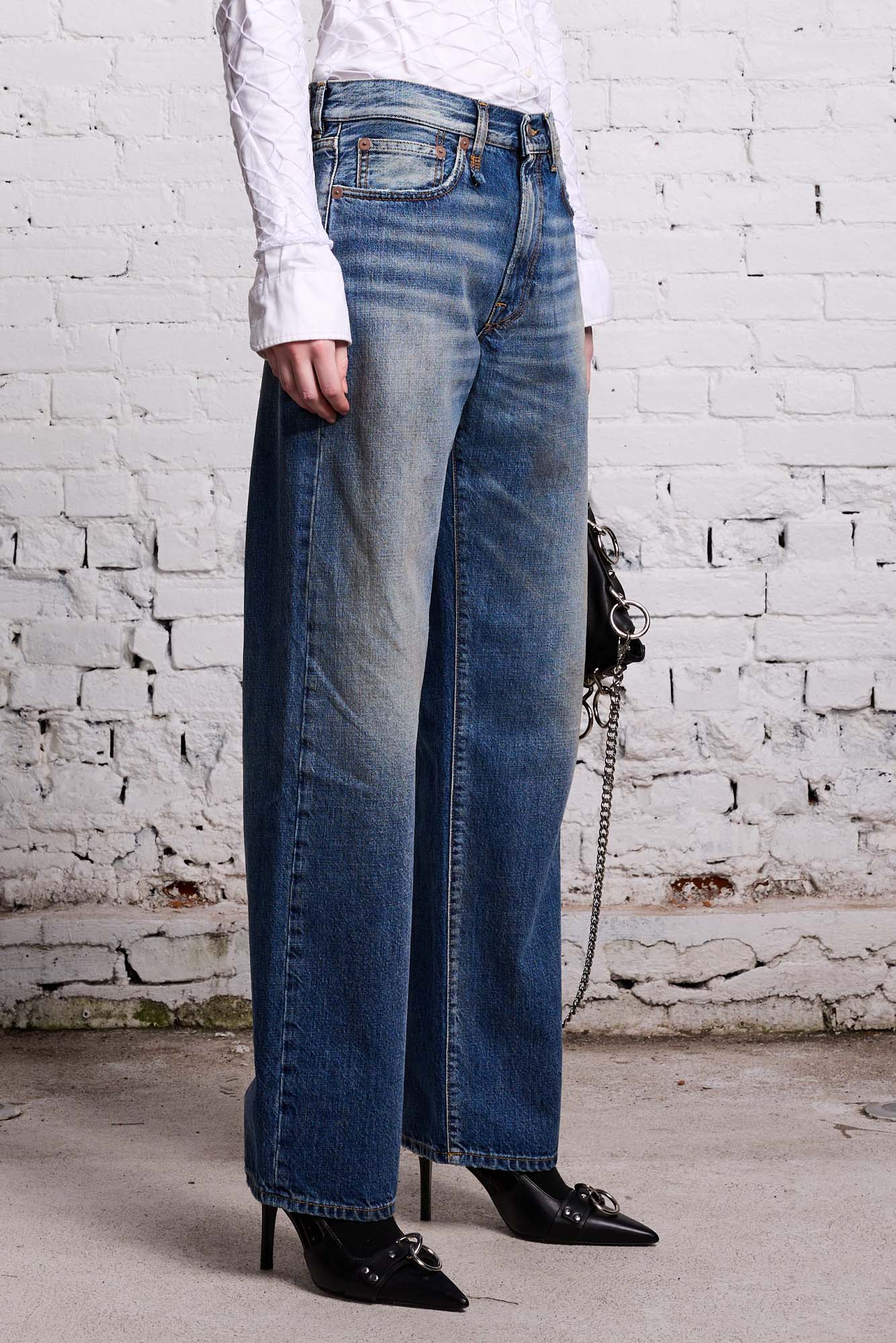 Alice Slim Straight Jeans - R13, Luxury Designer Fashion