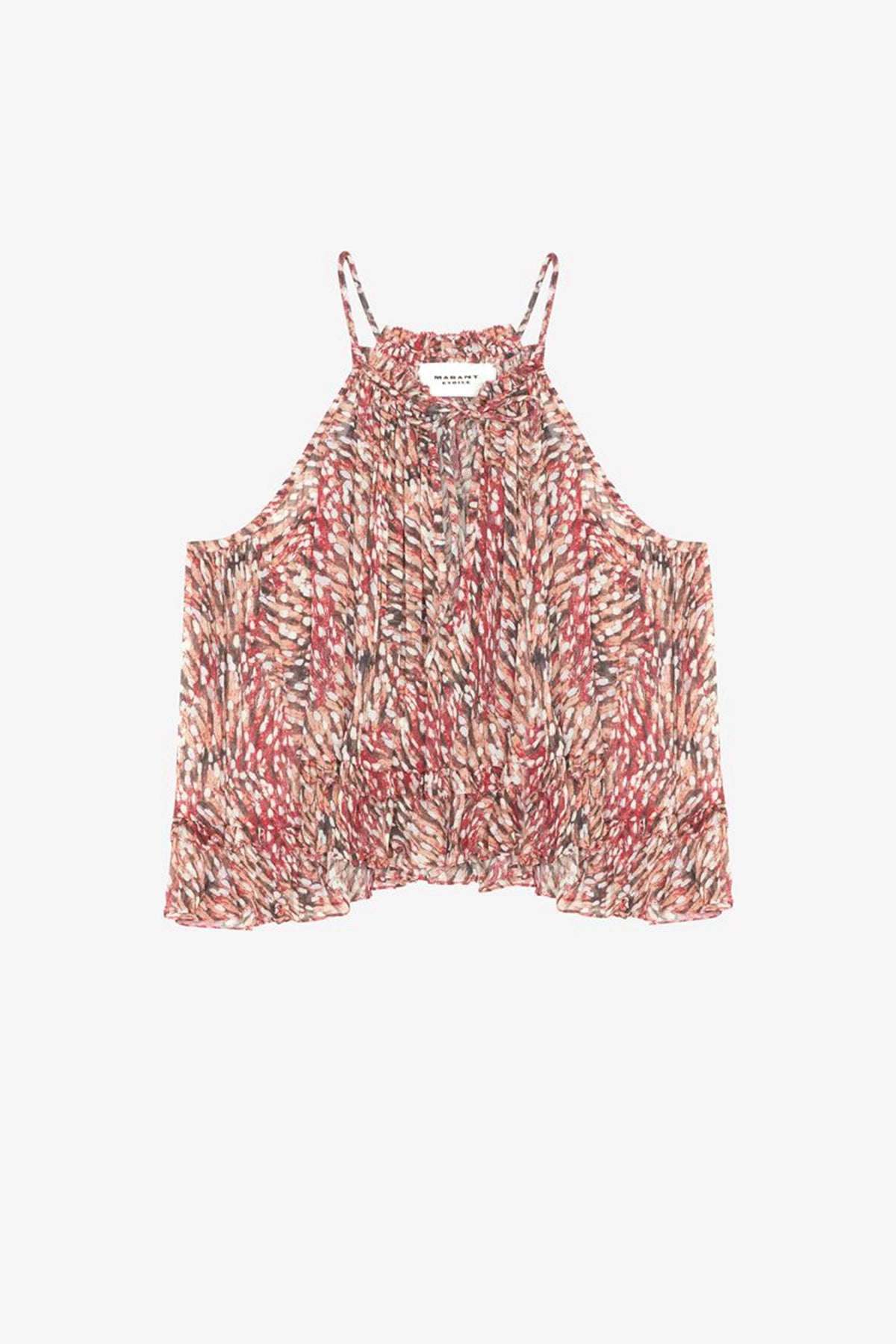 Isabel Marant Étoile Fabino Printed Halterneck Top