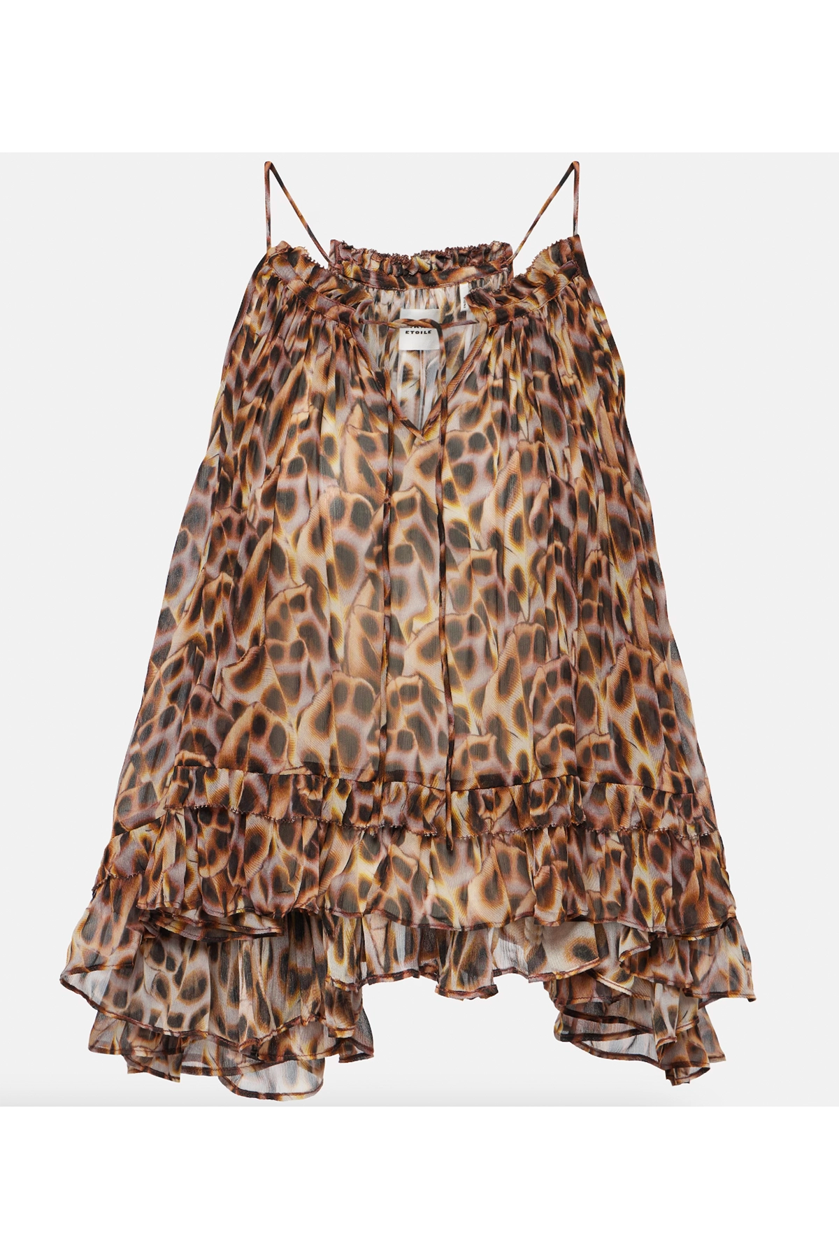 Isabel Marant Étoile Fabino Printed Halterneck Top