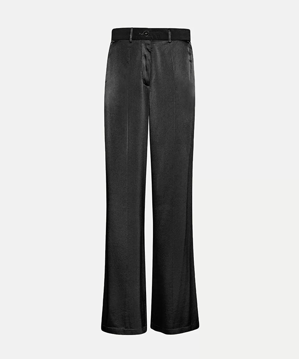 Forte Forte Stretch Heavy Satin Silk Sartorial Pants