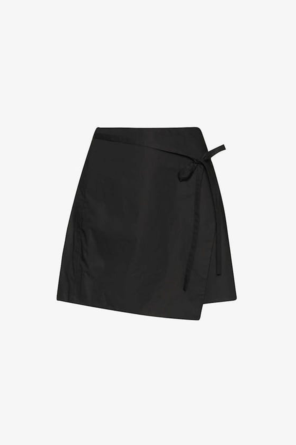 Frame Wrap Mini Skirt