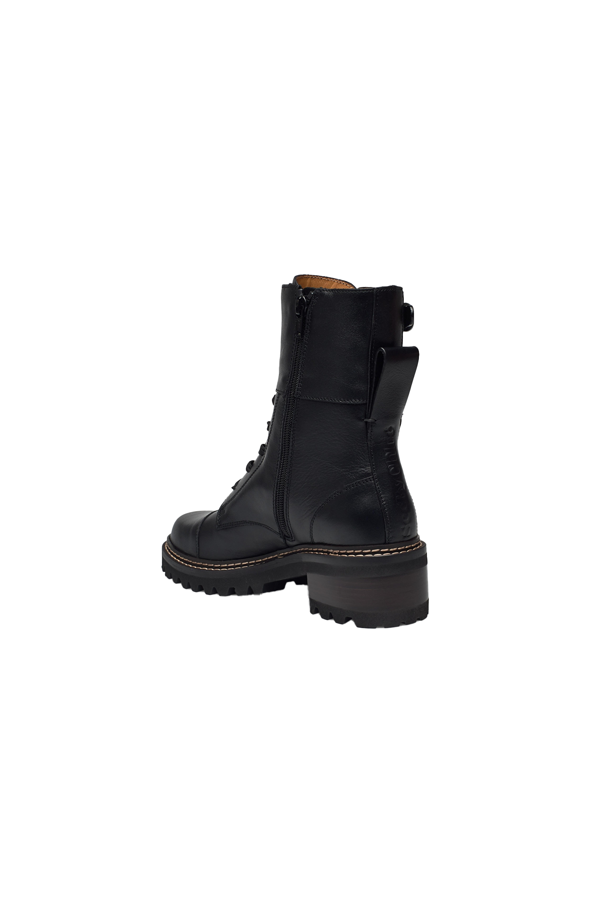 See By Chloe Mallory Buckled Leather Ankle Boots