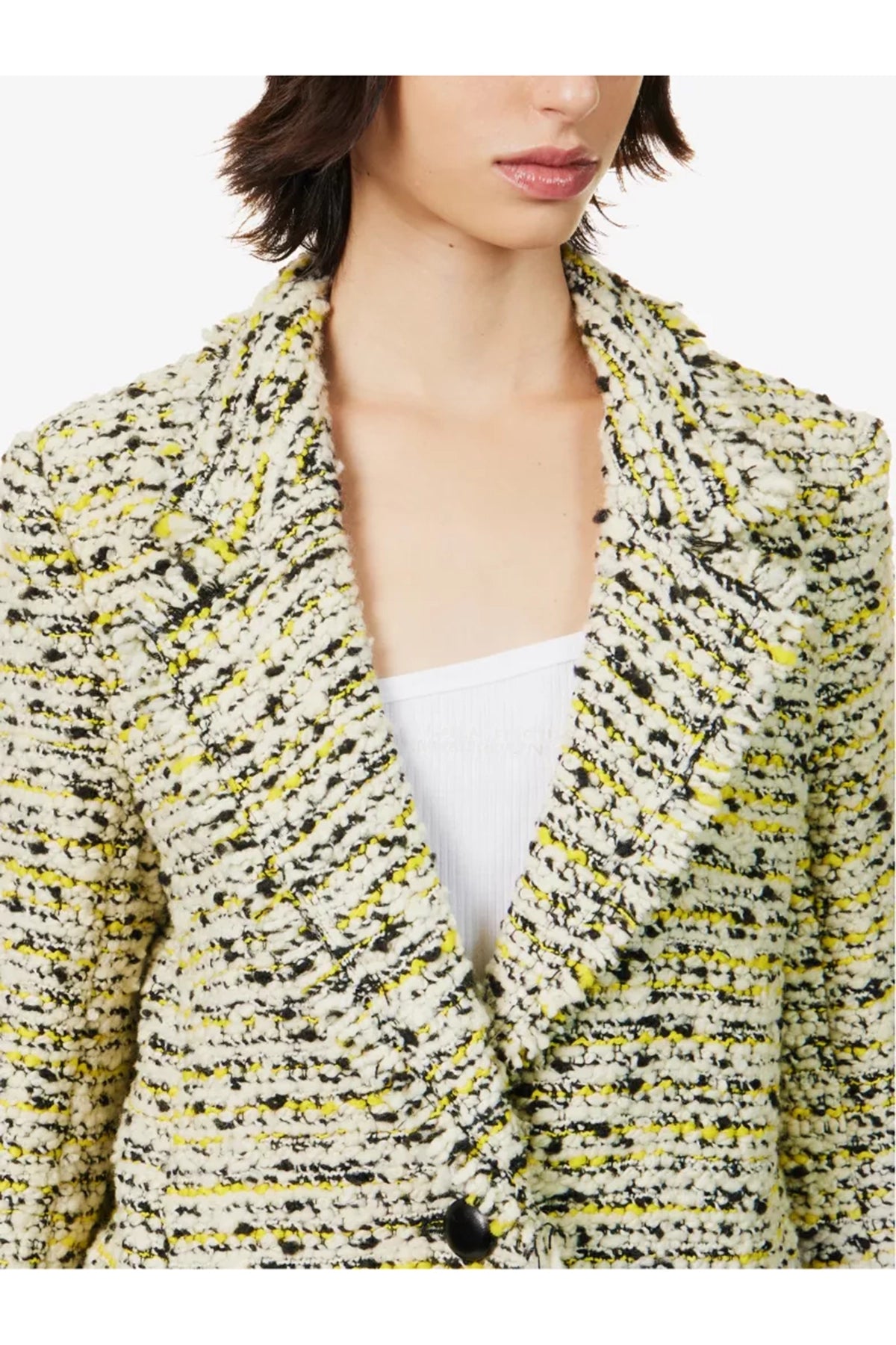 Isabel Marant Etienne Tweed-Textured Wool Blend Jacket