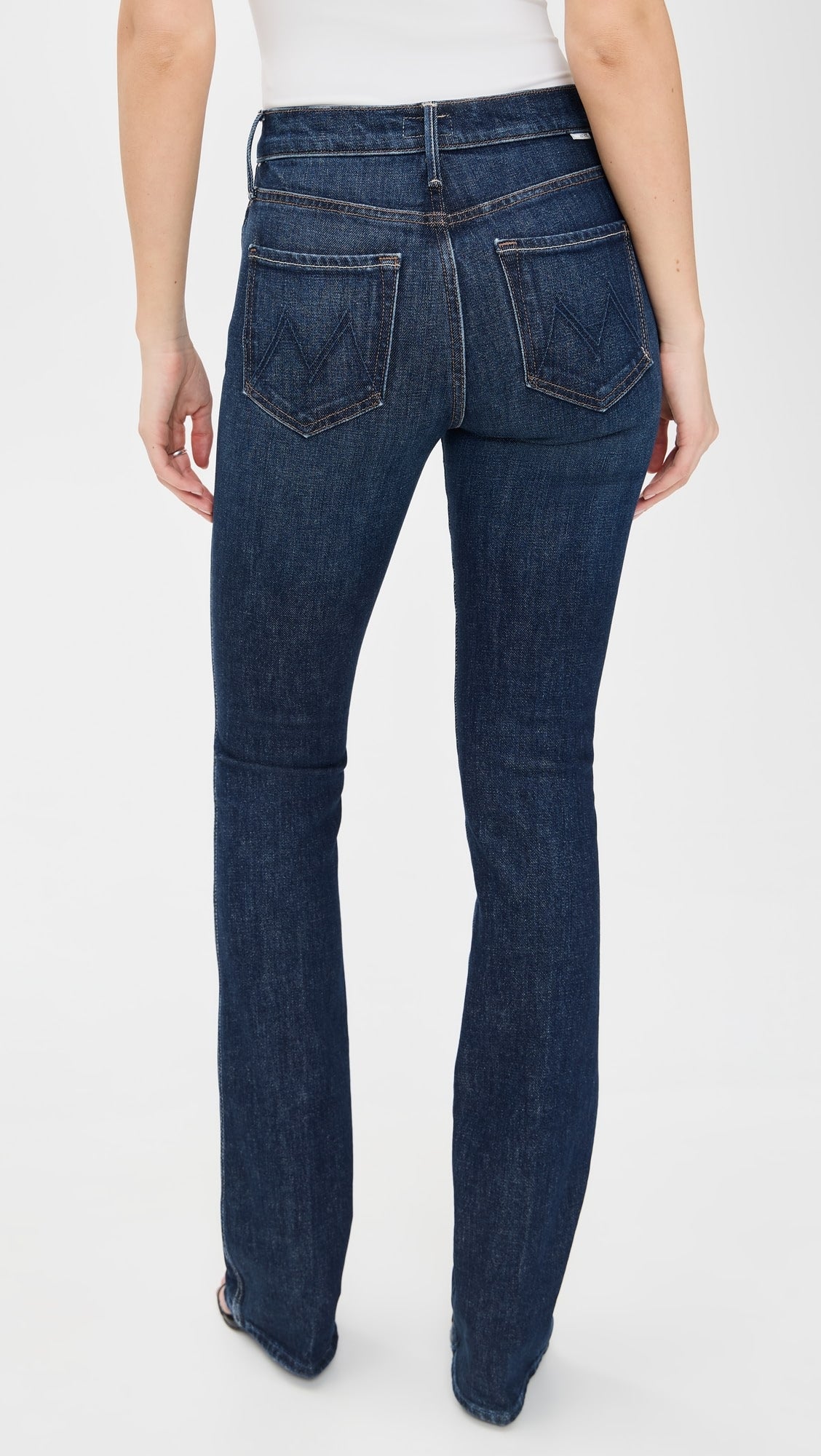 MOTHER Mid Rise Smokin' Double Heel Jeans