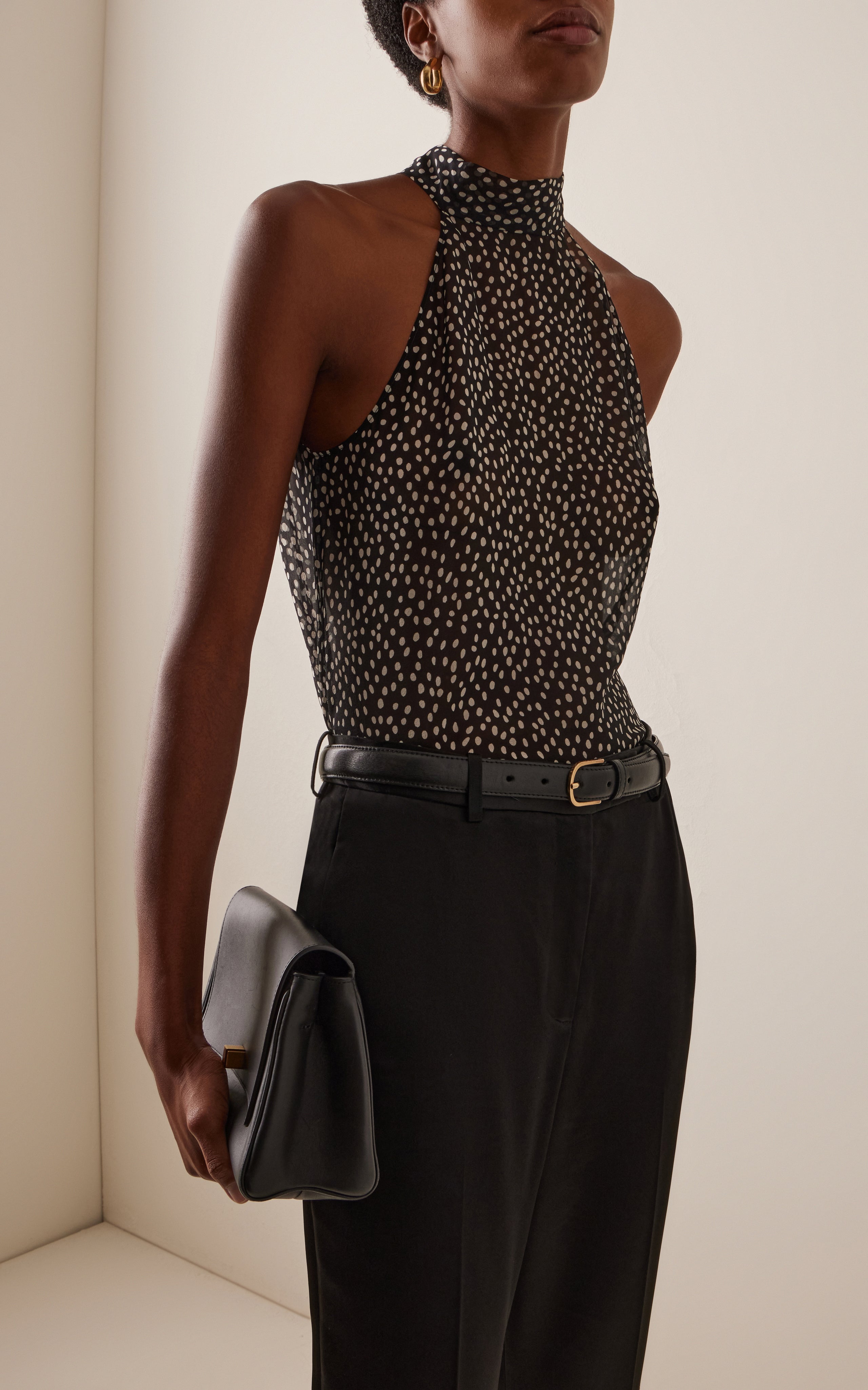 Nili Lotan Alla Halterneck Top