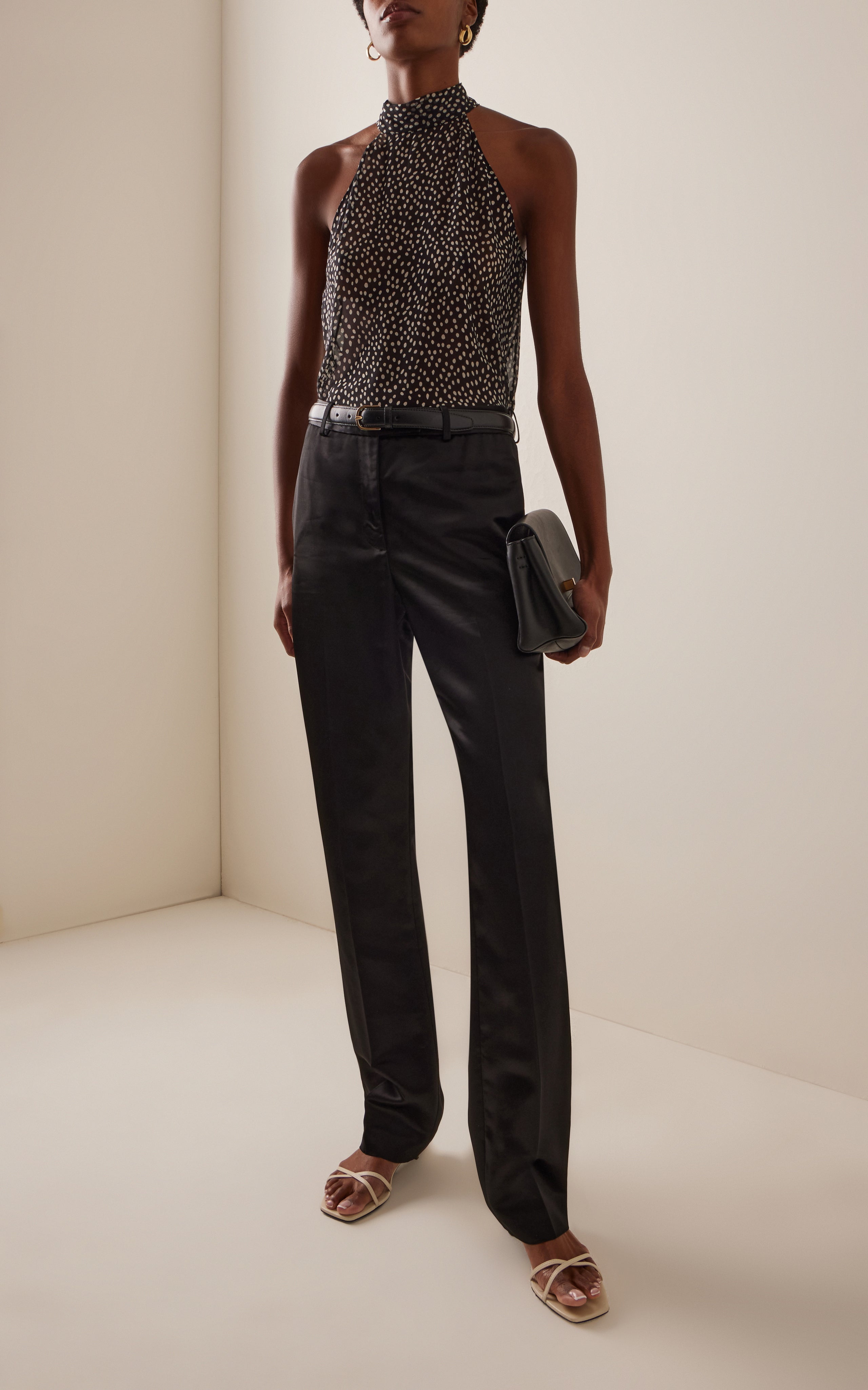 Nili Lotan Alla Halterneck Top