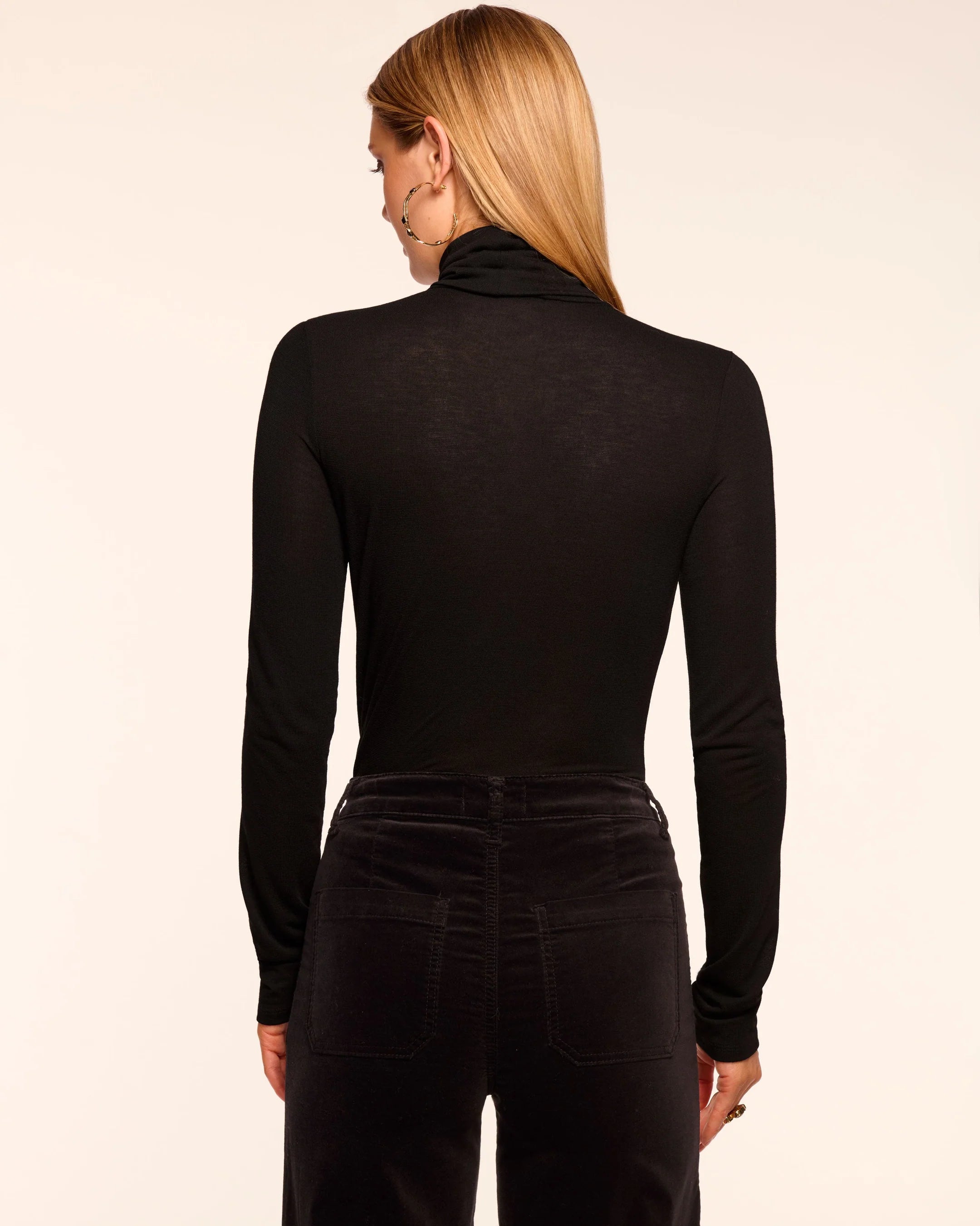 Ramy Brook Donna Knit Turtleneck Top