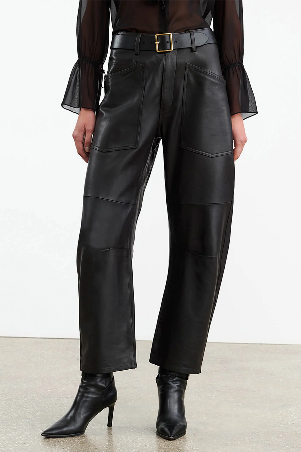 Nili Lotan Shon Leather Pant