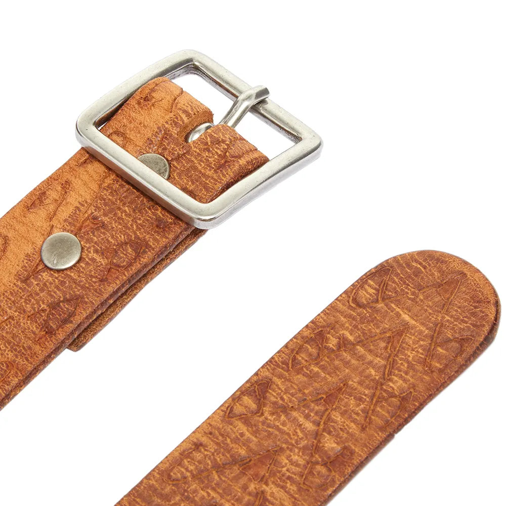 Ceinture à boucle carrée en relief Re/Done